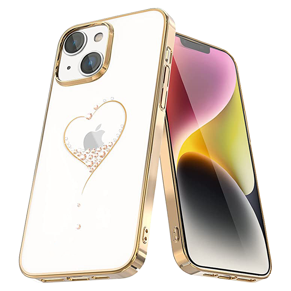 Чехол PQY Wish для iPhone 14 Золото 