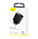 Сетевой адаптер Baseus Mirror Lake 4USB 30W Чёрный - Изображение 112406