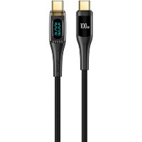 Артикул: 28827. Кабель USAMS US-SJ591 Shadow Type-C PD 100W 2м Чёрный