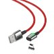 Кабель магнитный Baseus Zinc Magnetic Lightning 1.5A 2м Красный - Изображение 133430