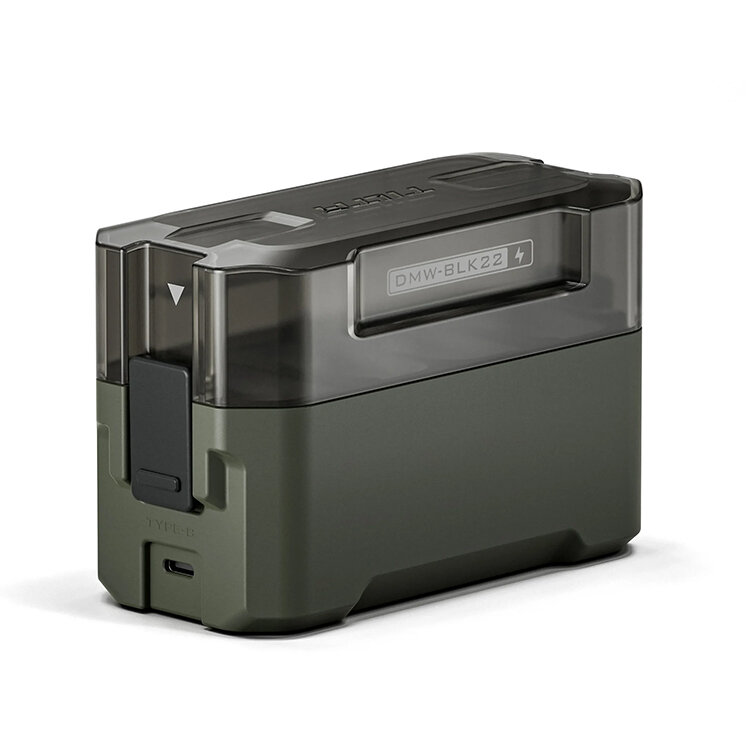 

2 аккумулятора DMW-BLK22 + зарядный кейс Tilta Portable Charging Station Зелёный TBC-BLK22-A-GN