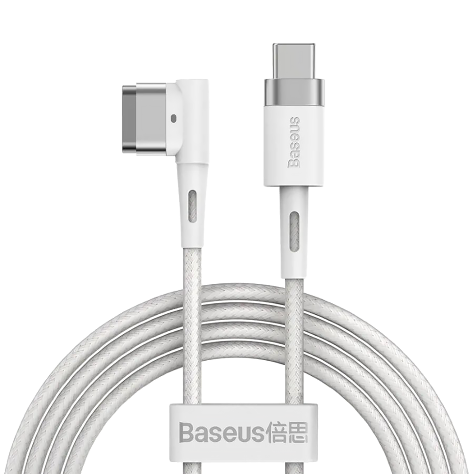 Кабель Baseus Zinc Magnetic Type-C - MagSafe2 60W 2м Белый 