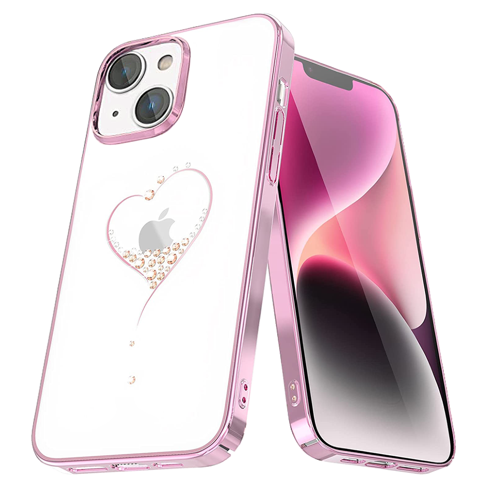 Чехол PQY Wish для iPhone 14 Розовое золото 