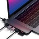 Хаб Satechi Aluminum Pro Hub для Macbook Pro (HDMI, Type-C Thunderbolt 3, SD, microSD, 2 x USB 3.0) Серебро - Изображение 201784