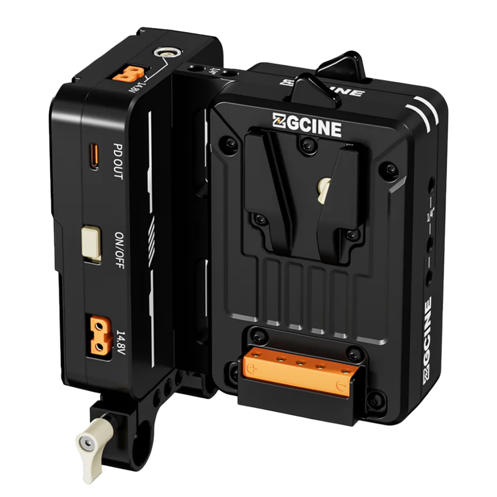 Батарейная площадка ZGCine VM-HS2 Hot Swap/Shark Fin Dual Micro V Mount 