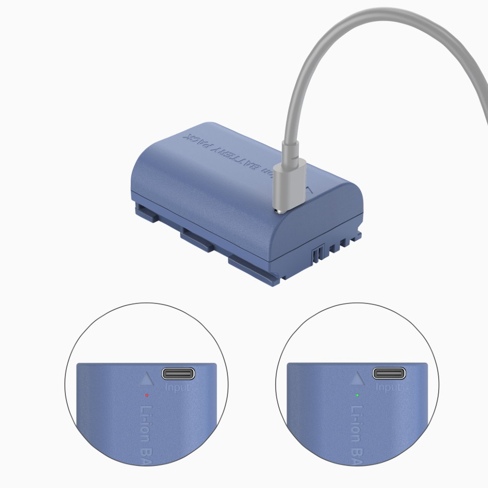 

Аккумулятор SmallRig 4264 LP-E6NH Type-C Синий