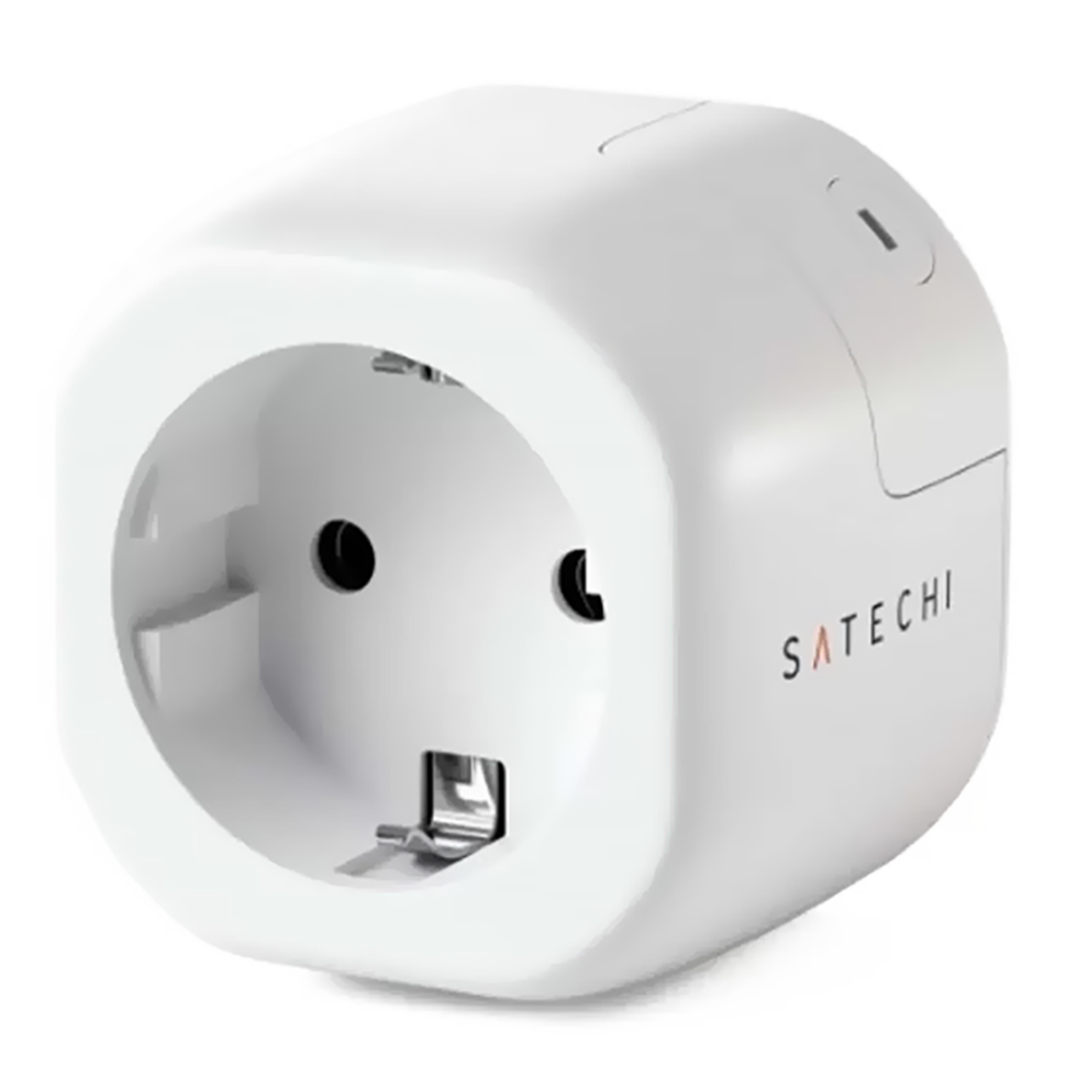 Умная розетка Satechi Homekit Smart Outlet Белая 