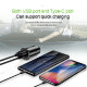 Автомобильное зарядное устройство Baseus Square metal A+A 30W Dual QC3.0 Чёрный - Изображение 96737