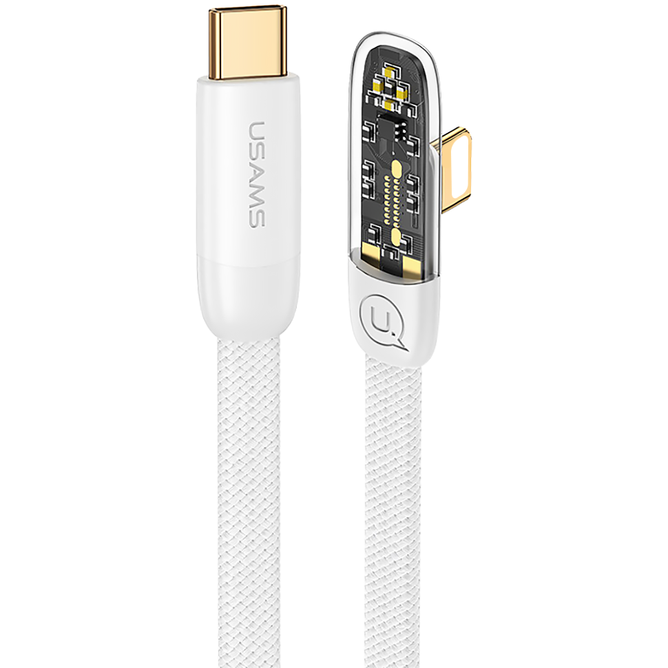 Кабель USAMS US-SJ583 Type-C - Lightning PD 20W 1.2м Белый 