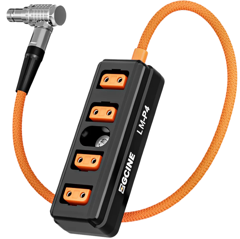 Сплиттер ZGCine LM-P4 Splitter Adapter Lemo 2-Pin - 4 D-Tap  