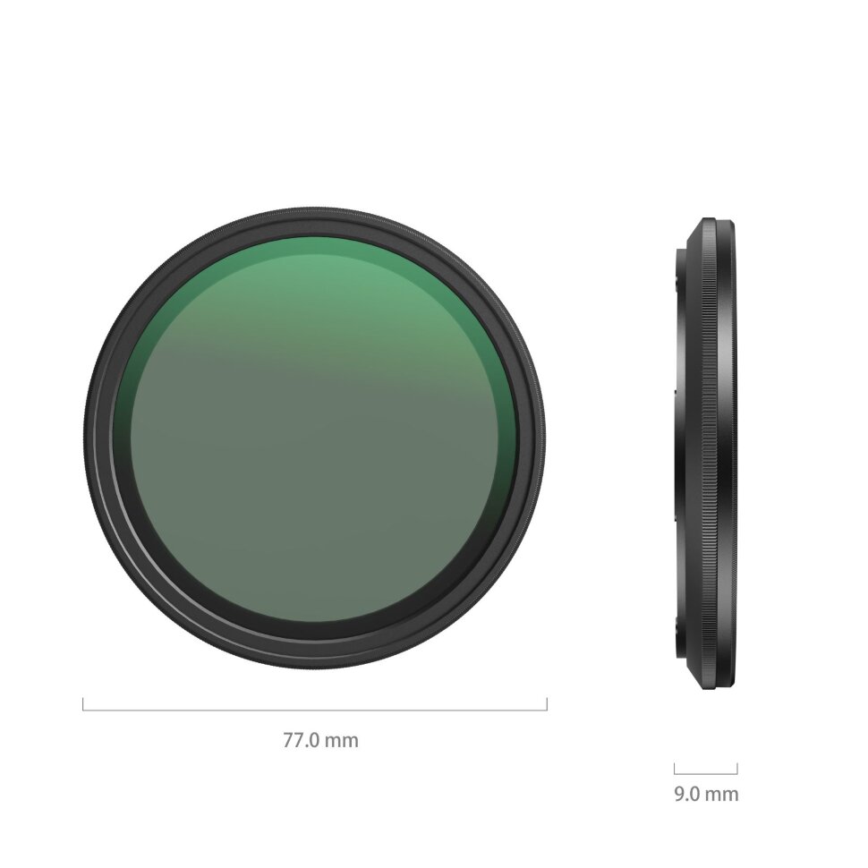 

Светофильтр SmallRig Attachable VND2-32 (1-5 Stop) 67мм + T-mount 4725