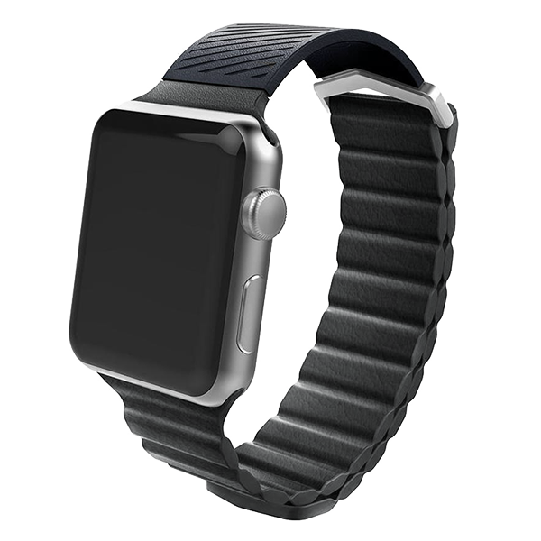 Ремешок X-Doria Hybrid Leather для Apple Watch 42/44 mm Чёрный 