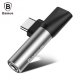 Аудиоадаптер Baseus L41 Type-C Серый - Изображение 85178
