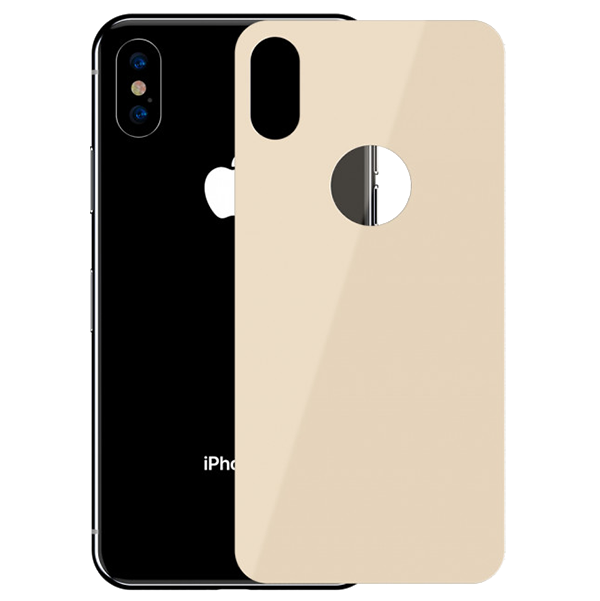 Стекло на крышку Baseus 0.3mm Full-glass Back Tempered Glass Film для iPhone Xs Золото 