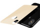 Стекло на крышку Baseus 0.3mm Full-glass Back Tempered Glass Film для iPhone Xs Золото - Изображение 86259