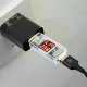 Кабель тройной Baseus Halo 3-in-1 Micro USB+Lightning+Type-C 3.5A 1.2м Красный - Изображение 112612