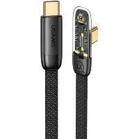 Артикул: 28831. Кабель USAMS US-SJ584 Type-C PD 100W 1.2м Чёрный
