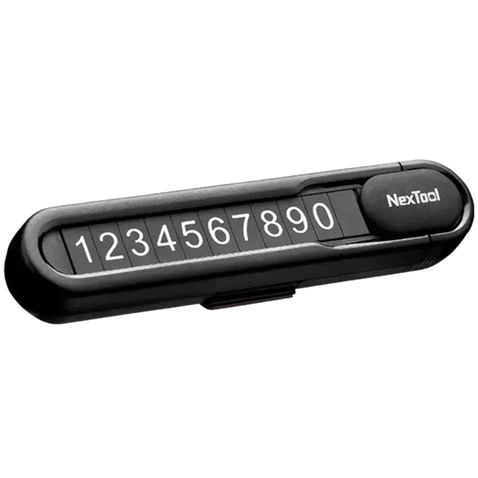 Автовизитка многофункциональная NexTool Multifunctional Parking Plate NE20140 Чёрная 