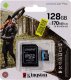 Карта памяти Kingston microSDXC 128Gb V30 UHS-I U3 + SD адаптер - Изображение 134643