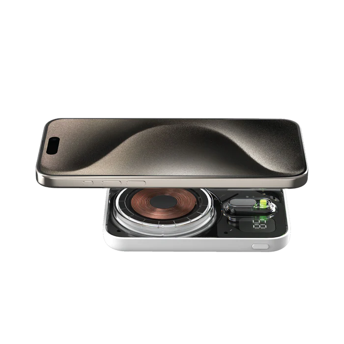 Внешний аккумулятор с беспроводной зарядкой Momax 1-Power Flow MagSafe 5000mAh IP126W