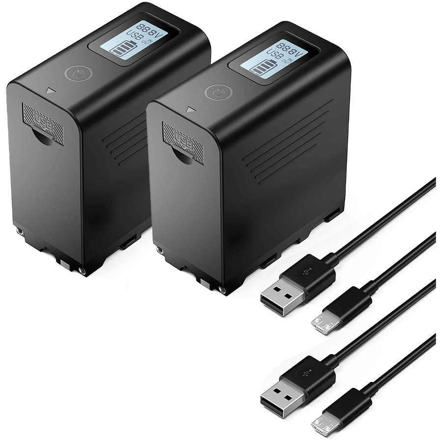Аккумулятор Powerextra NP-F980L 74.37 Втч (2шт) 