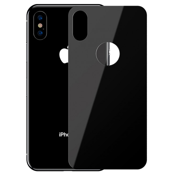 Стекло на крышку Baseus 0.3mm Full-glass Back Tempered Glass Film для iPhone Xs Черное 