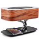 Лампа настольная HomeTree Light of the tree B2S с беспроводной зарядкой и акустикой (Темный шпон) - Изображение 112149