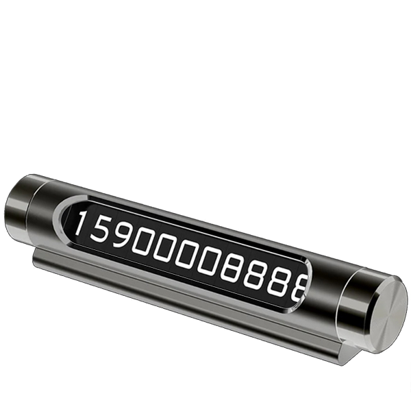 Двойная автовизитка Baseus Temporary Parking Number Card Чёрная 