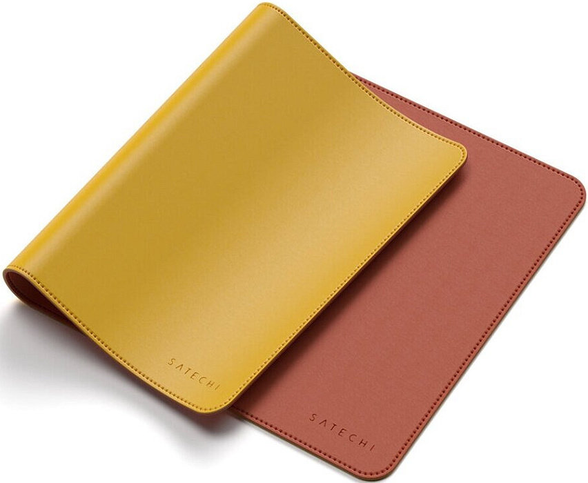 

Коврик Satechi Dual Side ECO-Leather Deskmate Желтый/оранжевый ST-LDMYO