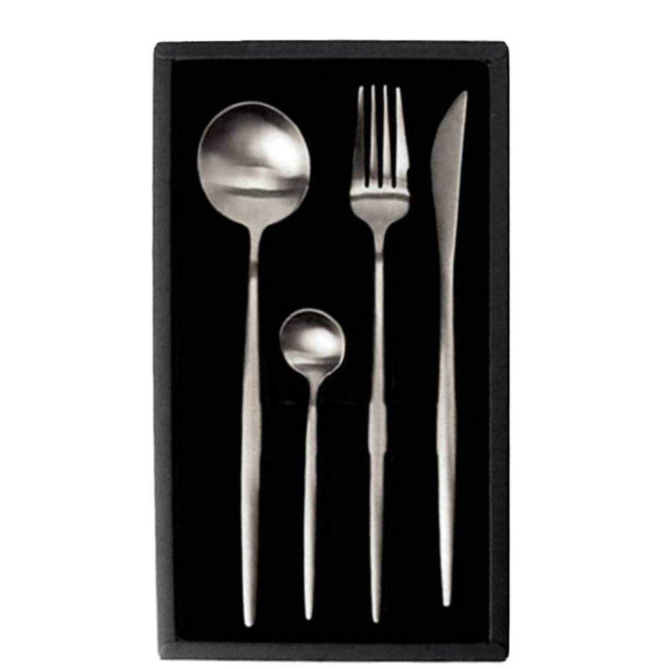 Столовые приборы Maison Maxx Stainless Steel Серебряный 