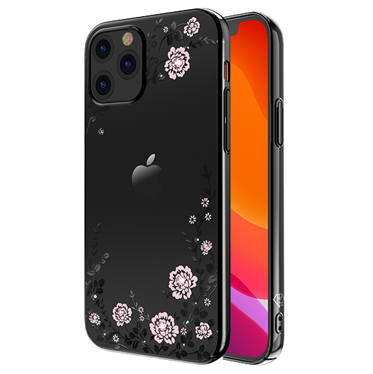 Чехол PQY Flora для iPhone 12 Pro Max Чёрный 