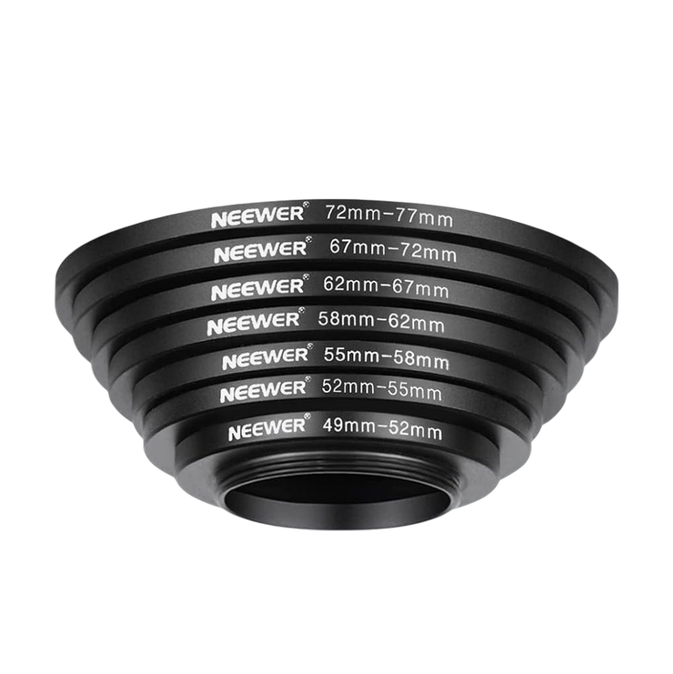 Комплект переходных колец Neewer Step-Up Adapter Ring (7шт) 