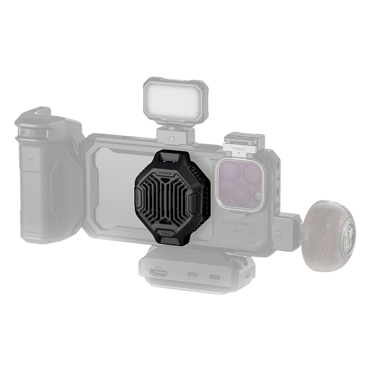 

Система охлаждения Tilta Khronos Cooling System V2 для iPhone 16 Pro/16 Pro Max Чёрная TK-IP-CS2-B