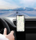Автодержатель с беспроводной зарядкой Baseus Metal Car Mount Серебро - Изображение 75760