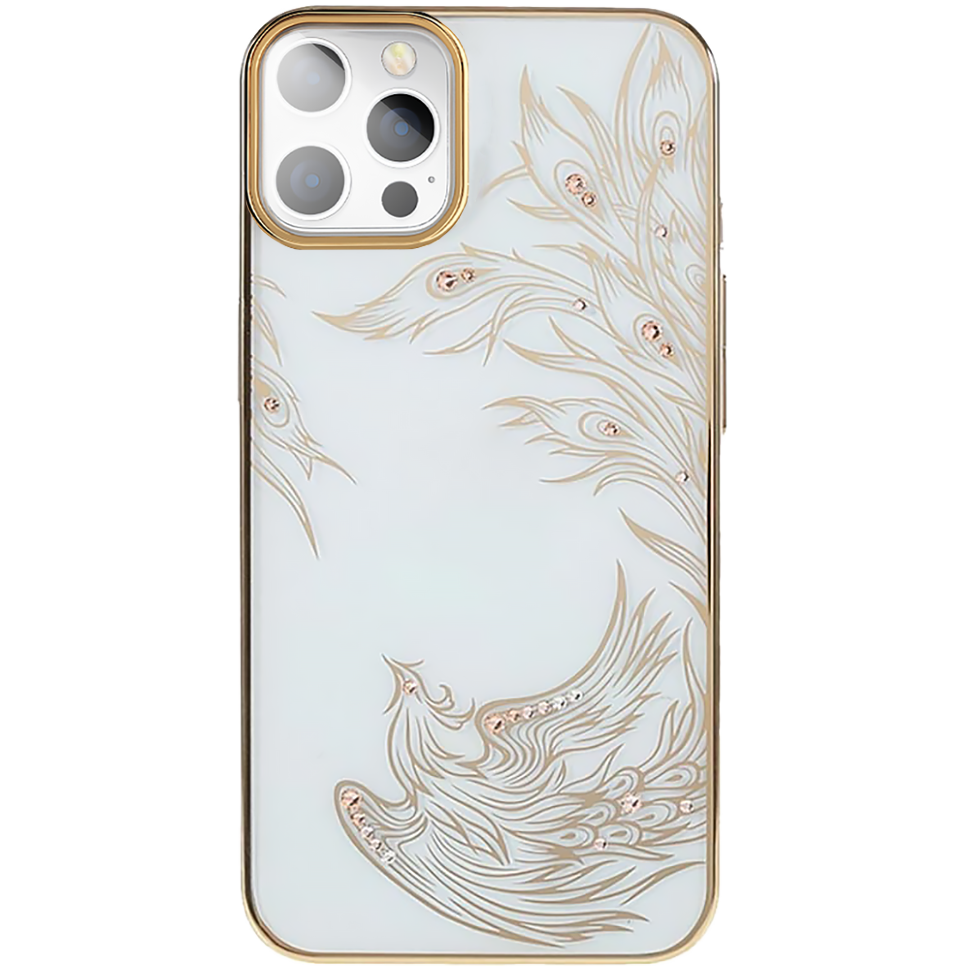 Чехол PQY Phoenix для iPhone 13 Pro Max Flying Золото 