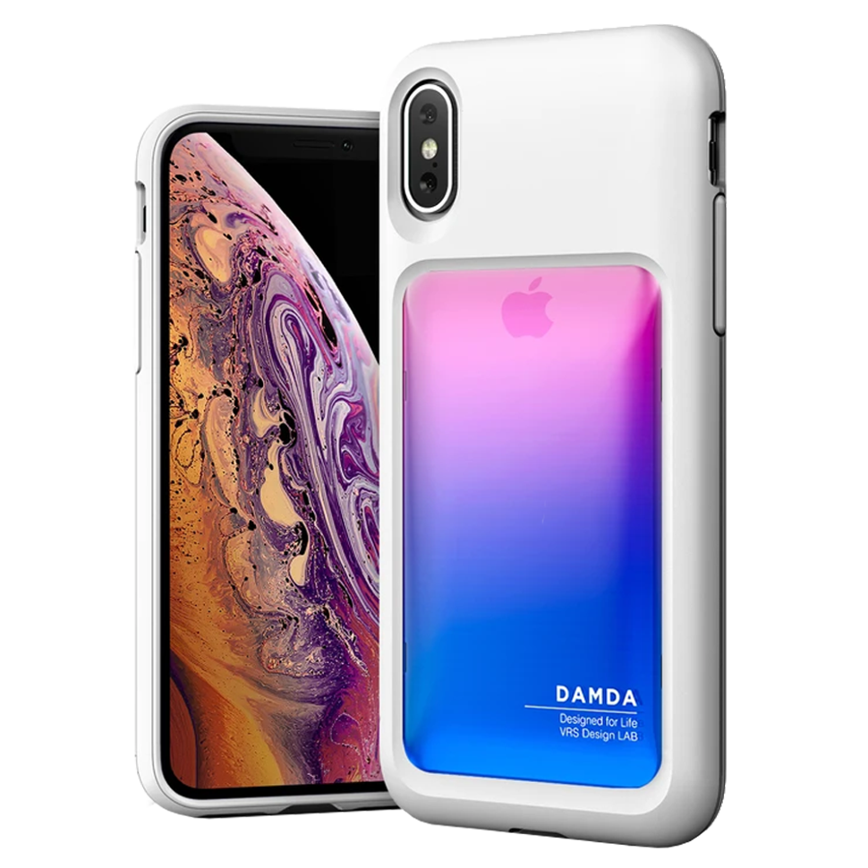 Чехол VRS Design Damda High Pro Shield для iPhone X/XS Pink Blue 