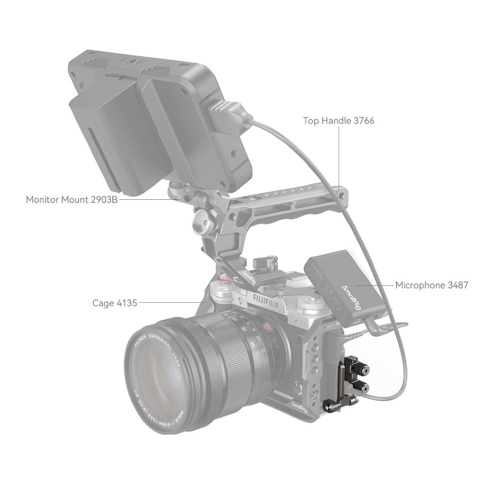 

Зажим кабеля SmallRig 4147 для Fujifilm X-T5