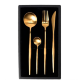 Столовые приборы Maison Maxx Stainless Steel Золотой - Изображение 127537