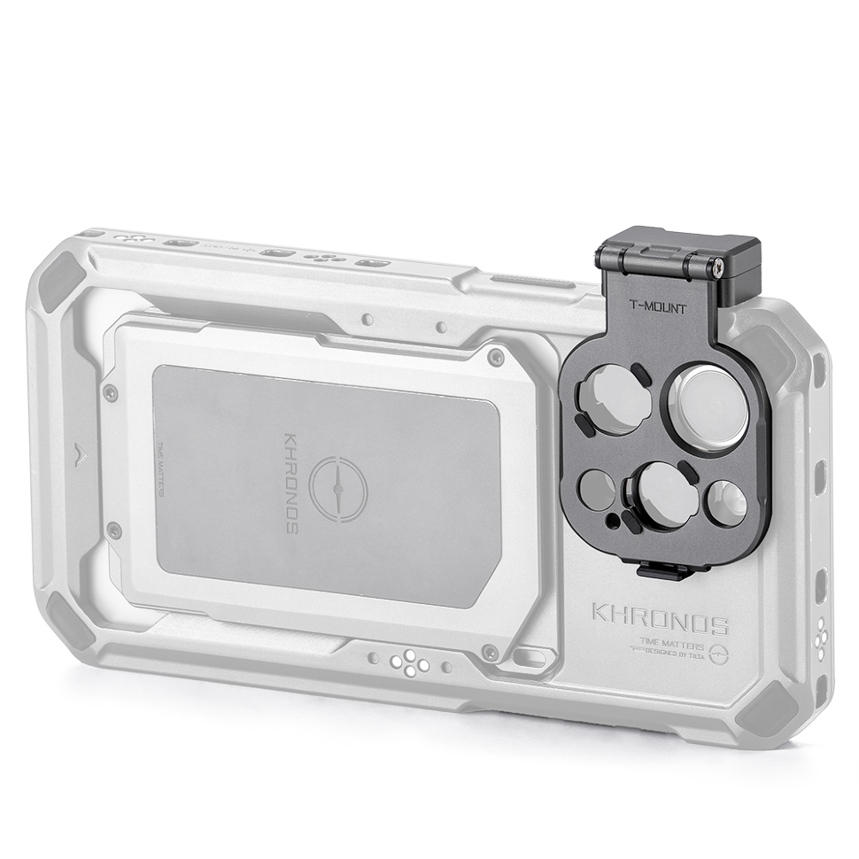 Адаптер Tilta Khronos Lens Adapter для объектива T-mount для iPhone 15 Pro/Pro Max Серый 