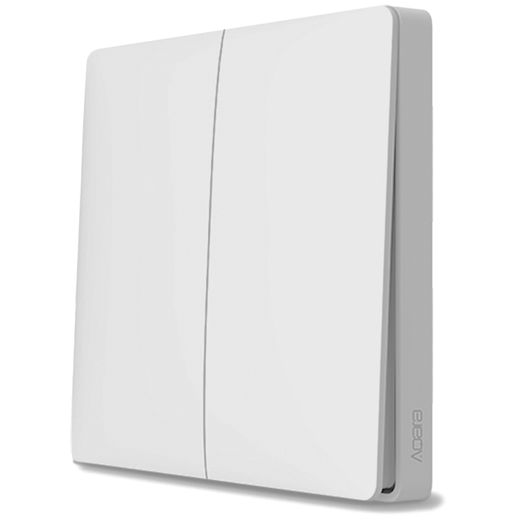 Беспроводной выключатель двухклавишный Aqara Wall Wireless Switch 