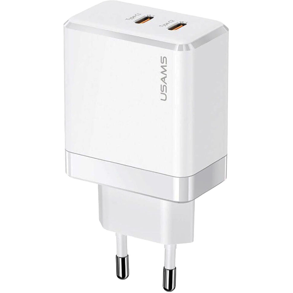 Сетевой адаптер USAMS US-CC172 T54 40W GaN Белый 