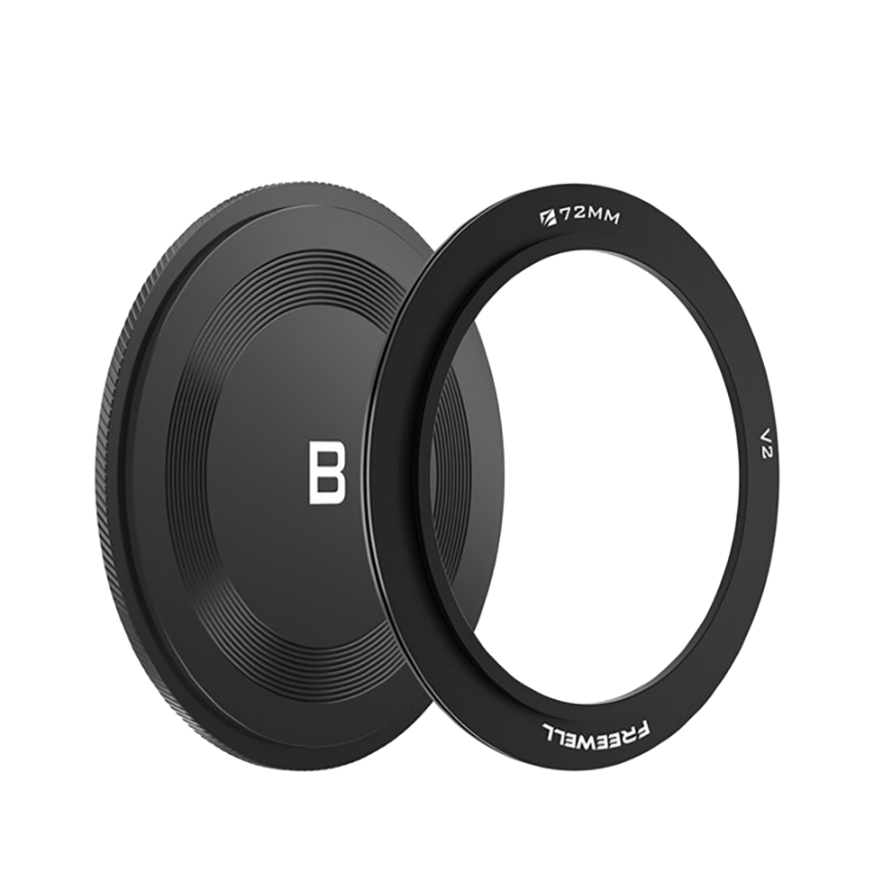 Переходное кольцо с крышкой Freewell Adapter Ring для V2 VND/CPL 72мм 