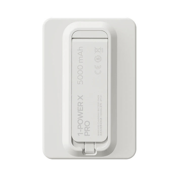 Внешний аккумулятор с беспроводной зарядкой Momax 1-Power X Pro 5000mAh Type-C Белый IP131HKW