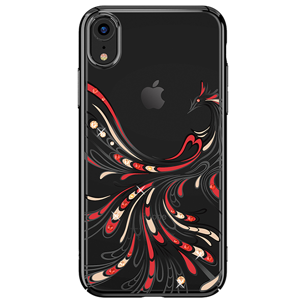 Чехол PQY Flying для iPhone XR Black Frame 