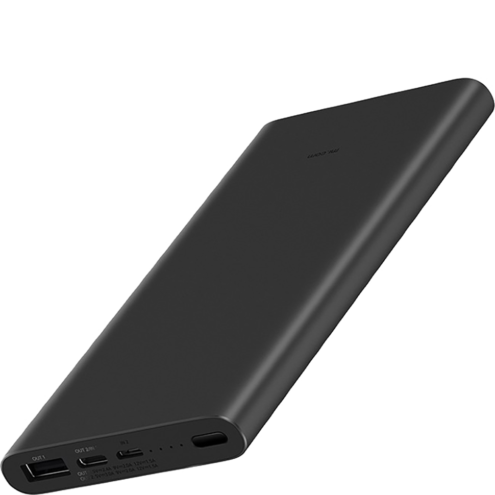 Внешний аккумулятор Xiaomi Mi Power Bank 3 10000мАч Черный 