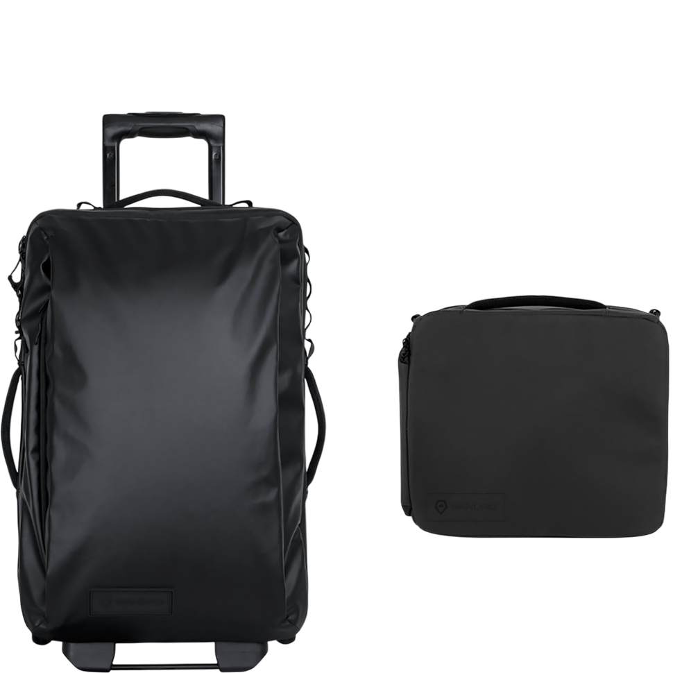 Сумка-чемодан WANDRD TRANSIT Carry-On Roller Essential + Bundle Чёрная 