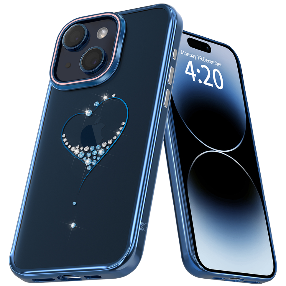 Чехол PQY Wish для iPhone 15 Синий 