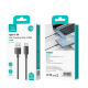 Кабель USAMS SJ708 YD Type-C - USB 3A 1м Белый - Изображение 240920