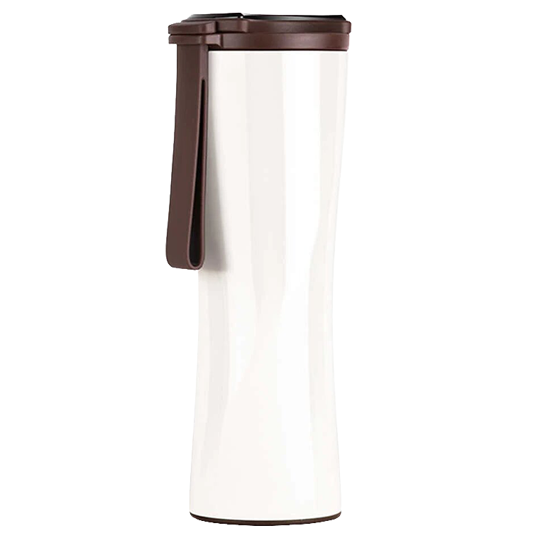 Термокружка Kiss Kiss Fish MOKA Smart Cup OLED 430мл Белая 