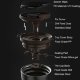 Термокружка Kiss Kiss Fish MOKA Smart Cup OLED 430мл Белая - Изображение 129563